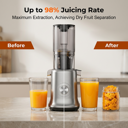 ✨50 % de réduction + livraison gratuite🔥Nouvelle version 2026 et promotion exceptionnelle🔥Centrifugeuse à haut rendement avec goulotte de 110 mm de large