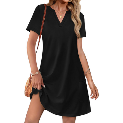 🥳SOLDES D'ÉTÉ🥳💞PLUS DE 50 000 EXEMPLAIRES VENDUS !💥50 % DE RÉDUCTION ! 🔥Robe décontractée à manches courtes et coupe ample pour femme