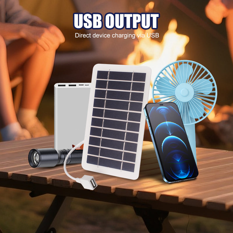 ☀️Panneau Solaire Flexible 2W 5V ✅ Sortie USB & Format Léger | Portable et Pratique ☀️ -50% AUJOURD’HUI 🔥
