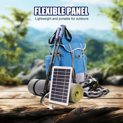 ☀️Panneau Solaire Flexible 2W 5V ✅ Sortie USB & Format Léger | Portable et Pratique ☀️ -50% AUJOURD’HUI 🔥