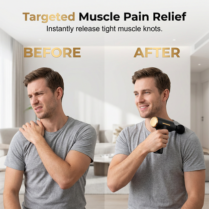 ✨💪52 % de réduction🔥Pistolet de massage des tissus profonds portable