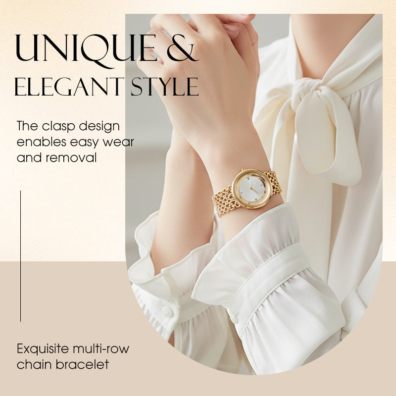 ⌚ 54% DE RÉDUCTION! ✨ Montre Rétro Femme avec Strass – Design Élégant, Cadre Diamant & Parfaite Pour Toute Occasion 💎