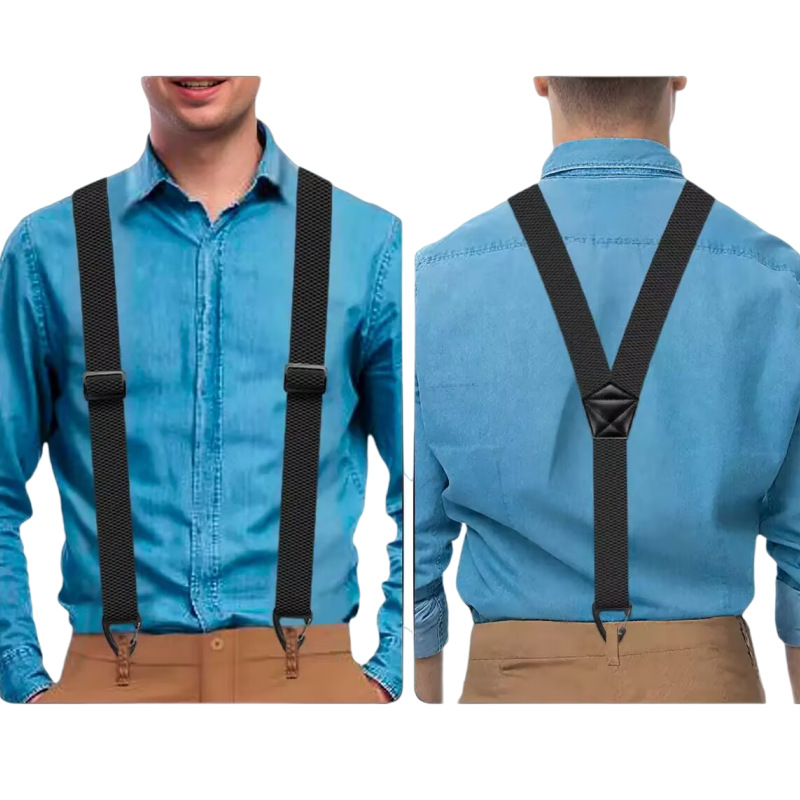 📢🎯50% OFF !! ⏰Bretelles pour homme à dos en X avec crochets🌿