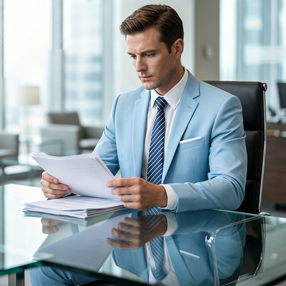 ✨👔60% de réduction + livraison gratuite🔥Ensemble de costume d'affaires coupe moderne 2 pièces pour homme