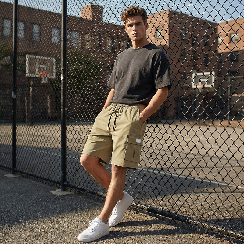✨🩳54 % de réduction + livraison gratuite🔥Short cargo décontracté pour homme à taille élastiquée