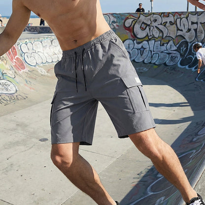 ✨🩳54 % de réduction + livraison gratuite🔥Short cargo décontracté pour homme à taille élastiquée