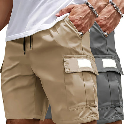 ✨🩳54 % de réduction + livraison gratuite🔥Short cargo décontracté pour homme à taille élastiquée