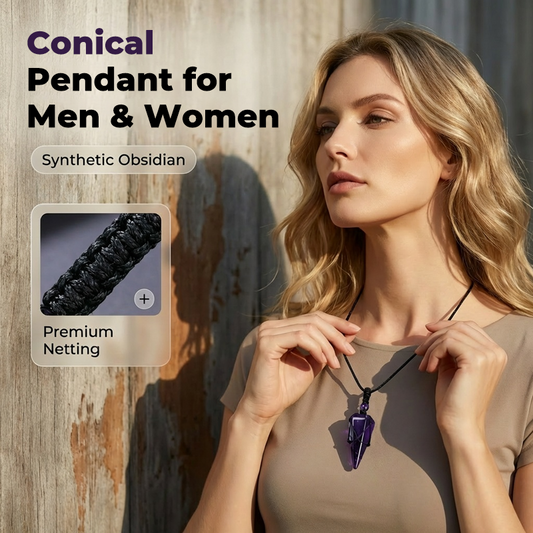 💎 57% DE RÉDUCTION! ✨ Pendentif Conique pour Hommes et Femmes – Design Minimaliste, Métal Hypoallergénique & Parfait Pour Un Usage Quotidien ou Offrir 🎁