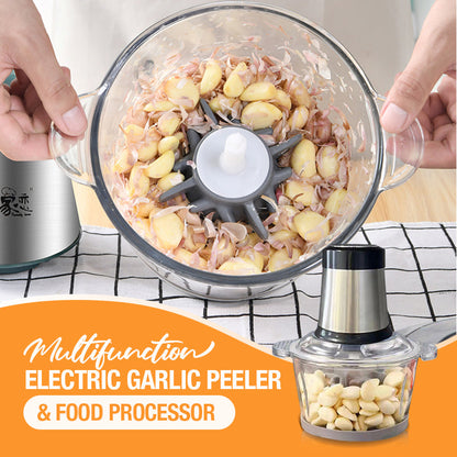 🧄 60 % de réduction + livraison gratuite 🔥 Éplucheur d'Ail Électrique Multifonction & Robot Culinaire