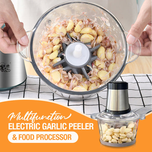 🧄 60 % de réduction + livraison gratuite 🔥 Éplucheur d'Ail Électrique Multifonction & Robot Culinaire