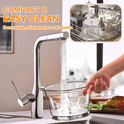 🧄 60 % de réduction + livraison gratuite 🔥 Éplucheur d'Ail Électrique Multifonction & Robot Culinaire