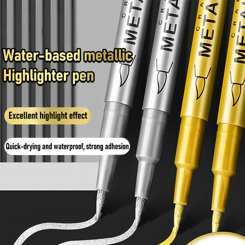 ✨✍️ 50 % de réduction🔥Marqueurs métalliques imperméables à séchage rapide