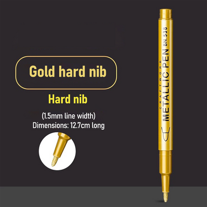 ✨✍️ 50 % de réduction🔥Marqueurs métalliques imperméables à séchage rapide
