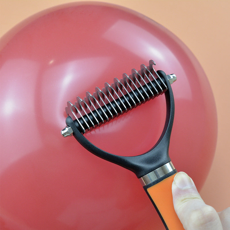 ✨🐾50 % de réduction🔥 Brosse de toilettage double face pour animaux de compagnie