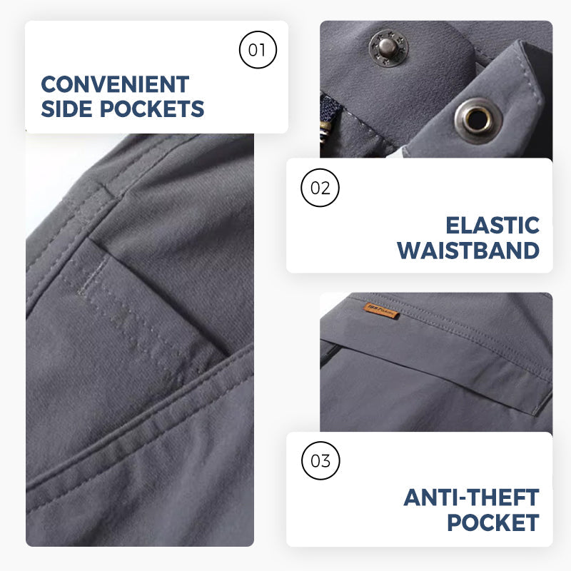 🌬️👖50 % de réduction🔥 Pantalon pour homme confortable, respirant et ajusté