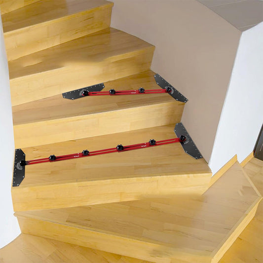 🛠️📐50 % de réduction + livraison gratuite🔥Règle multifonctionnelle améliorée pour mesurer les escaliers
