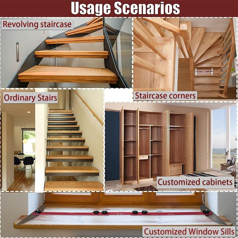🛠️📐50 % de réduction + livraison gratuite🔥Règle multifonctionnelle améliorée pour mesurer les escaliers
