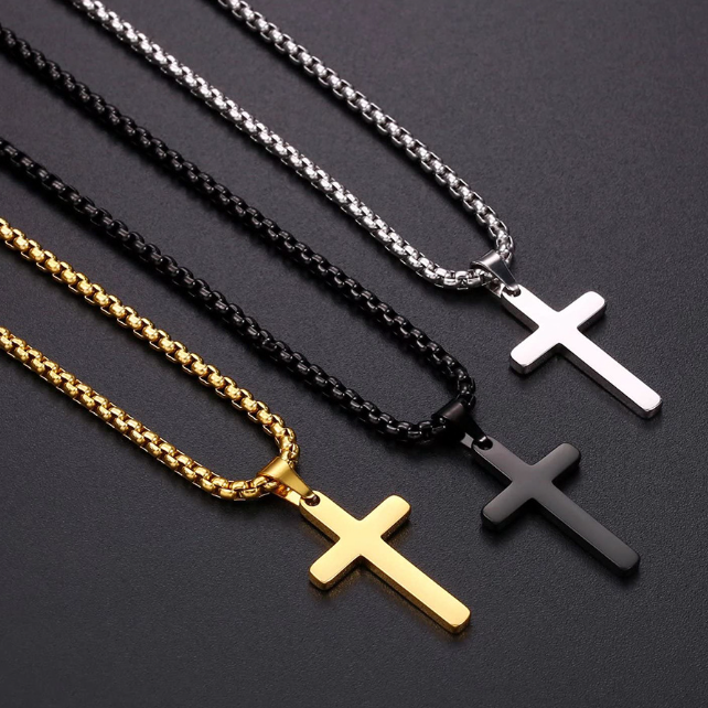 ✨✝️58 % de réduction🔥Collier double rangée en acier inoxydable Collier créatif à chaînes torsadées cubaines multi-rangées