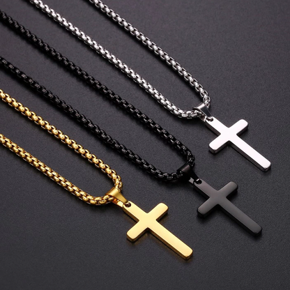 ✨✝️58 % de réduction🔥Collier double rangée en acier inoxydable Collier créatif à chaînes torsadées cubaines multi-rangées