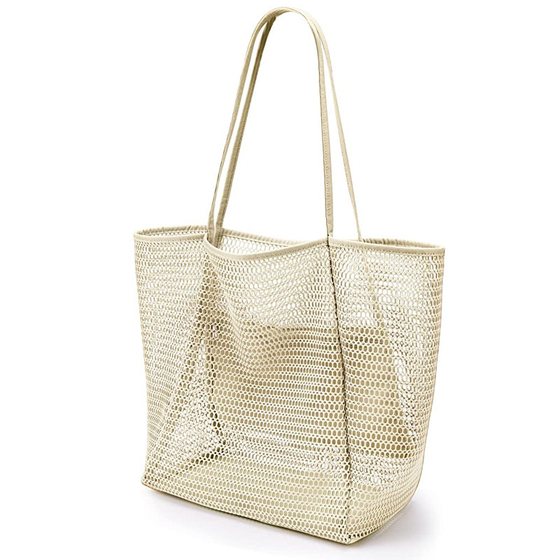 👜 OFFRE SPÉCIALE : 56% DE RÉDUCTION ! 🌴 Sac à Bandoulière Décontracté pour Femme en Maille Résistante – Grande Capacité, Fond Solide & Poche Zippée 🏖️