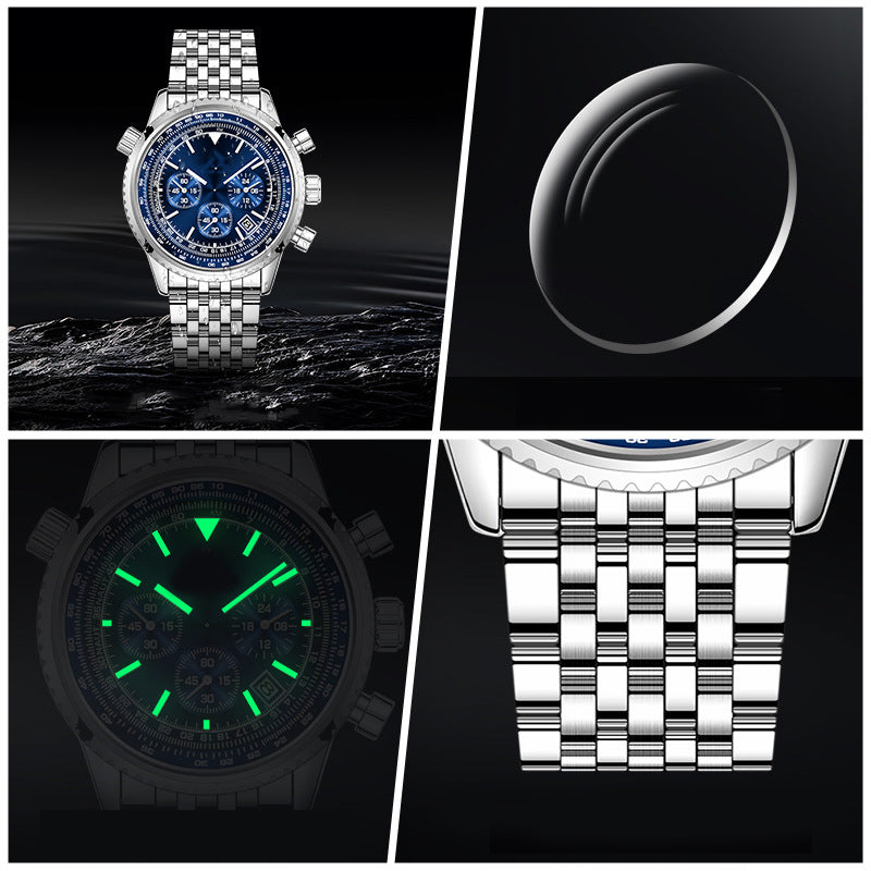 💎⌚55 % de réduction + livraison gratuite🔥Montre classique multifonctionnelle pour homme, idéale pour le travail