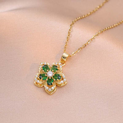 🌸🔆50 % de réduction🔥Collier pendentif fleur romantique pour femme