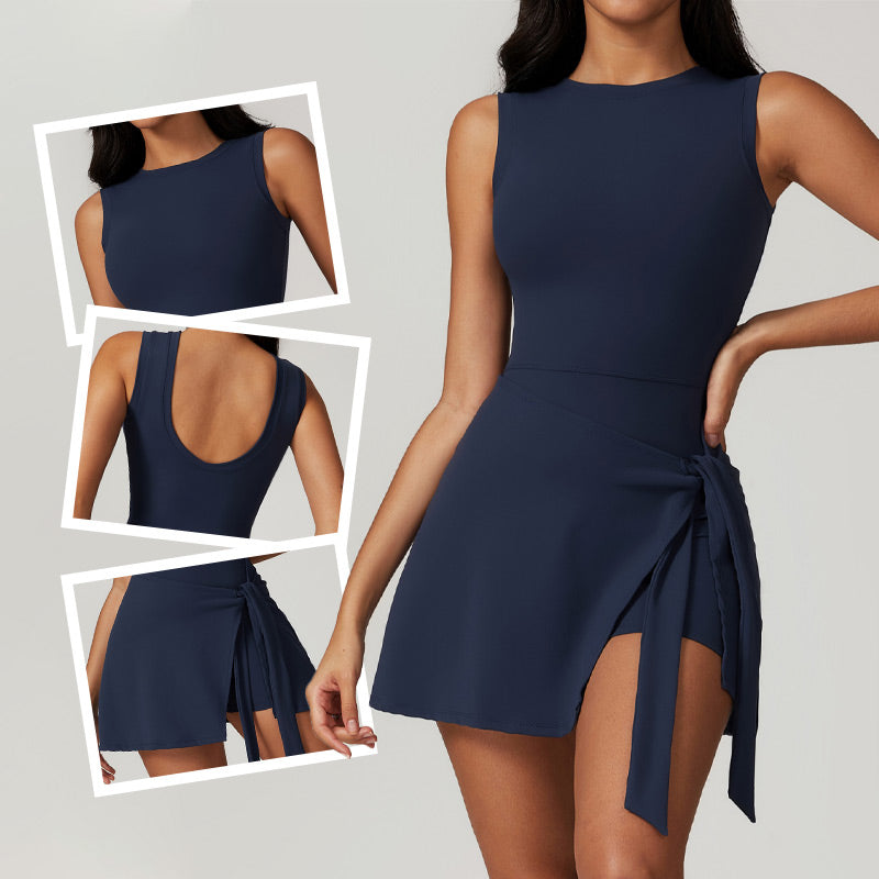 ☀️✨55 % de réduction🔥Combinaisons de sport pour femmes à nouer, unies