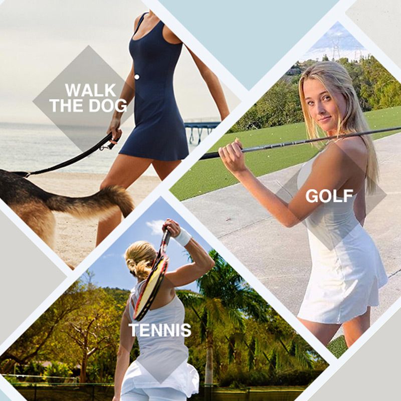 ☀️✨55 % de réduction🔥Combinaisons de sport pour femmes à nouer, unies