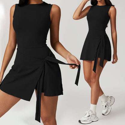 ☀️✨55 % de réduction🔥Combinaisons de sport pour femmes à nouer, unies