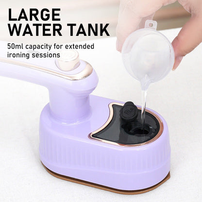 🔥Mini fer à repasser à vapeur pliable pour les vêtements 🌀Défroissage Vertical & Horizontal 👔50 % de réduction✨