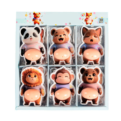 🌈🎨50 % de réduction 🔥Autocollant 3D en forme d'animal pour le ventre🛡️