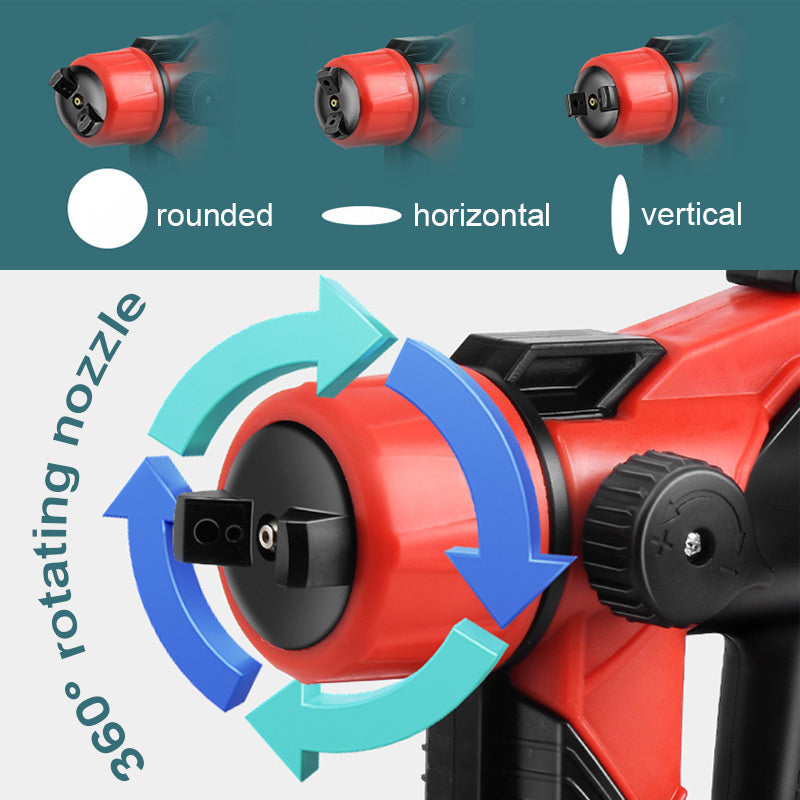 🔧🧱50 % de réduction + livraison gratuite🔥Kit de pulvérisateur de peinture électrique léger