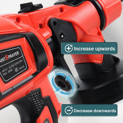 🔧🧱50 % de réduction + livraison gratuite🔥Kit de pulvérisateur de peinture électrique léger