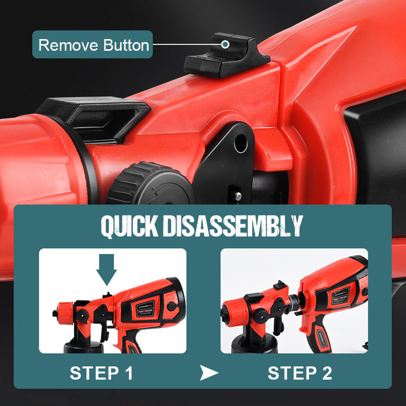 🔧🧱50 % de réduction + livraison gratuite🔥Kit de pulvérisateur de peinture électrique léger