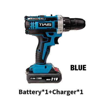 ⚙🧰50 % de réduction + livraison gratuite 🔥 Perceuse sans fil avec batterie et chargeur