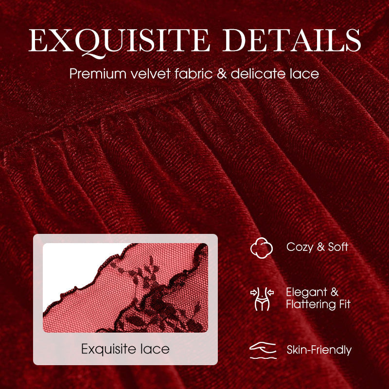 ✨50 % de réduction + livraison gratuite🔥Ensemble 2 pièces : combinaison en velours et haut en dentelle👗