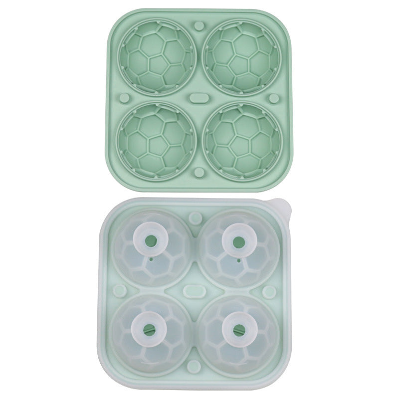 Moule à Glaçons Football ✅ Silicone Souple & Sans BPA | Idéal Soirées Match ⚽ -50% AUJOURD’HUI 🔥