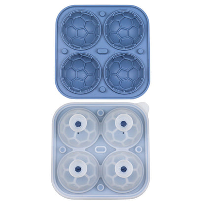 Moule à Glaçons Football ✅ Silicone Souple & Sans BPA | Idéal Soirées Match ⚽ -50% AUJOURD’HUI 🔥
