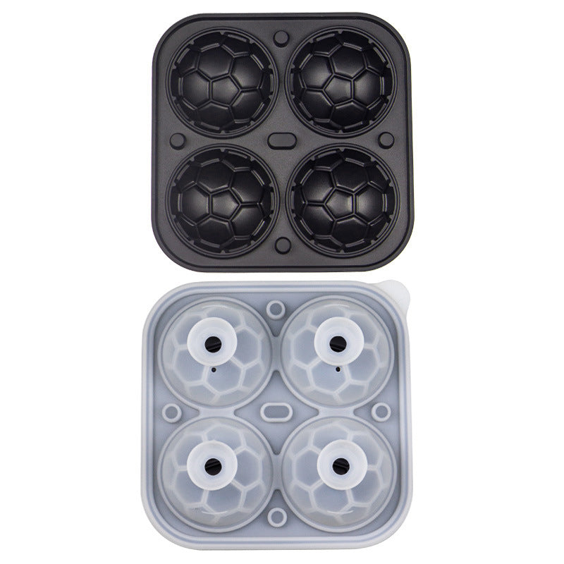 Moule à Glaçons Football ✅ Silicone Souple & Sans BPA | Idéal Soirées Match ⚽ -50% AUJOURD’HUI 🔥