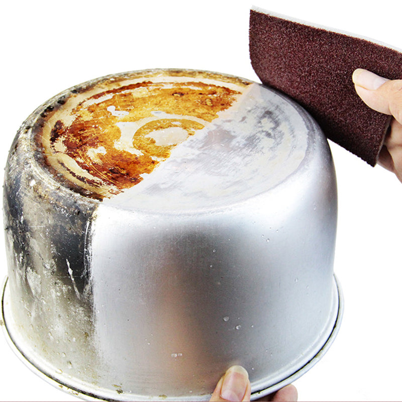 Éponge Émeri Double-Face ✅ Nettoyage Puissant & Robuste | Anti-Rouille Cuisine 🧽 -50% AUJOURD’HUI 🔥