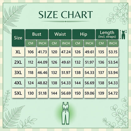 Combinaison Florale ✅ Jambes Larges & Confort | Taille XL-5XL 🌸50 % de réduction 🔥