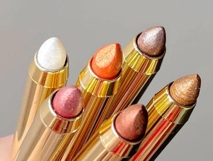 ✨ Crayon fard à paupières scintillant métallique | Regard Sublime en 2 min 💖Offre promotionnelle : un acheté, un offert🔥
