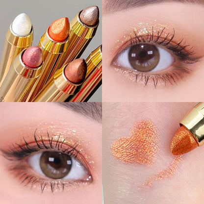 ✨ Crayon fard à paupières scintillant métallique | Regard Sublime en 2 min 💖Offre promotionnelle : un acheté, un offert🔥