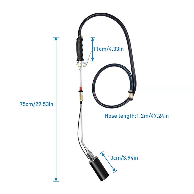 🔥 50 % de réduction + livraison gratuite 🌿 Brûleur à propane ultra-puissant pour éliminer les mauvaises herbes – Flamme instantanée, allumage facile, idéal pour les allées, les terrasses et les parterres de jardin 🧑‍🌾