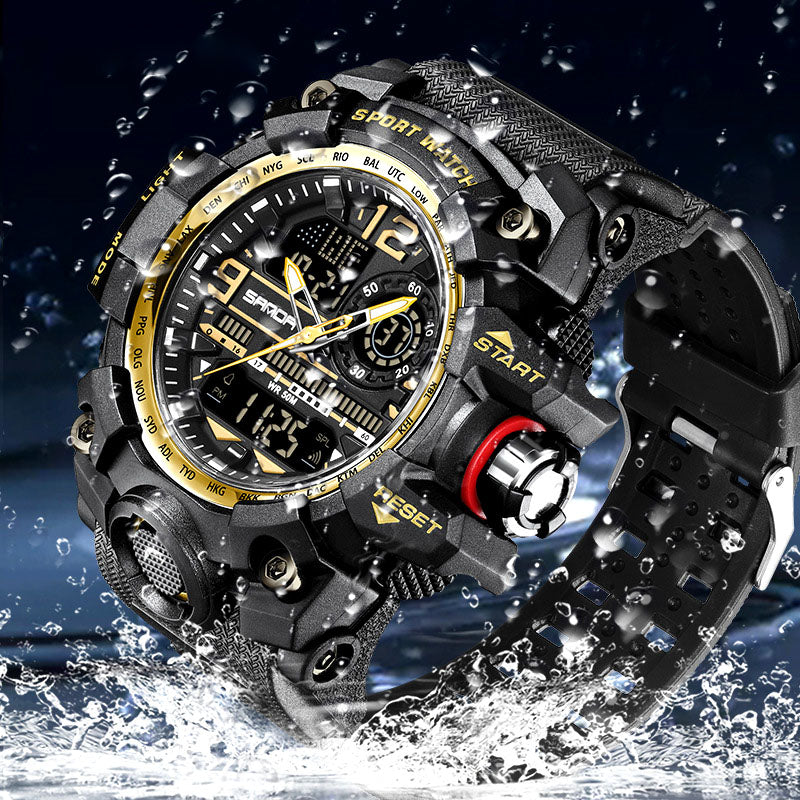 Montre Sport Homme ✅ Étanche 50m & Lumineuse | Robuste & Chic ⌚ 56% de réduction 🔥