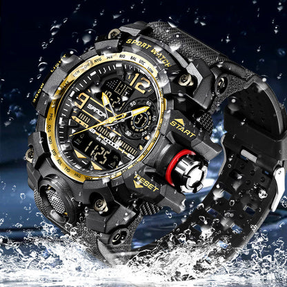Montre Sport Homme ✅ Étanche 50m & Lumineuse | Robuste & Chic ⌚ 56% de réduction 🔥