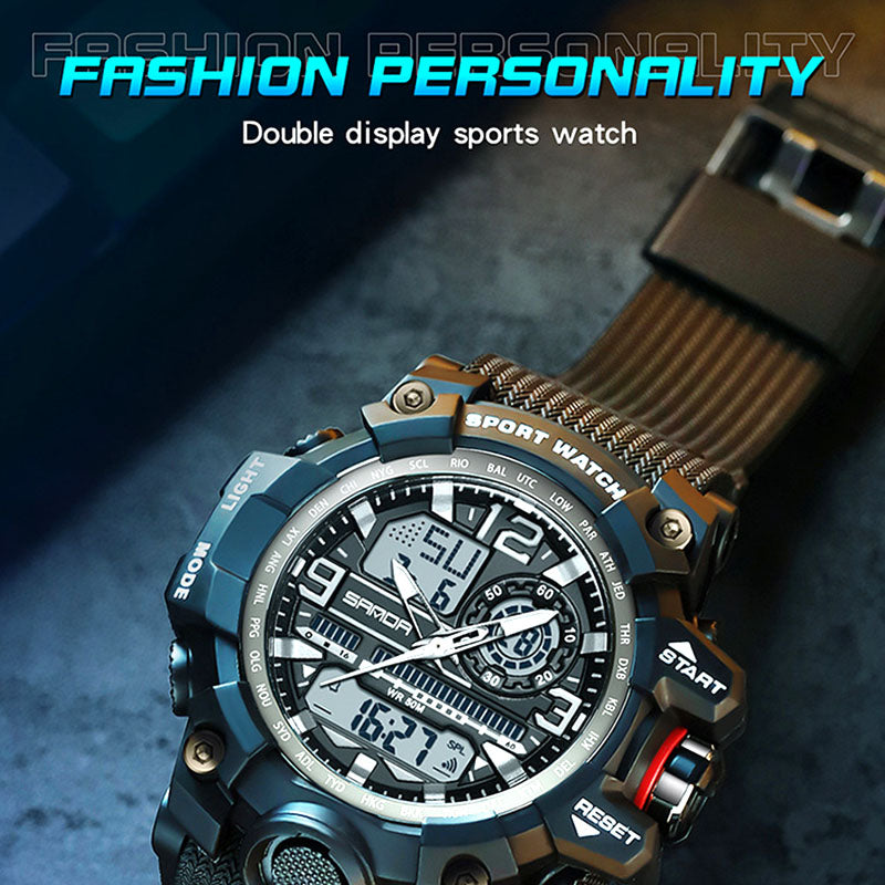 Montre Sport Homme ✅ Étanche 50m & Lumineuse | Robuste & Chic ⌚ 56% de réduction 🔥