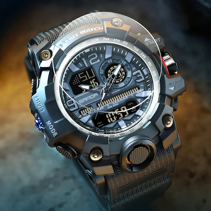 Montre Sport Homme ✅ Étanche 50m & Lumineuse | Robuste & Chic ⌚ 56% de réduction 🔥