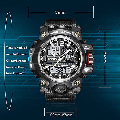 Montre Sport Homme ✅ Étanche 50m & Lumineuse | Robuste & Chic ⌚ 56% de réduction 🔥