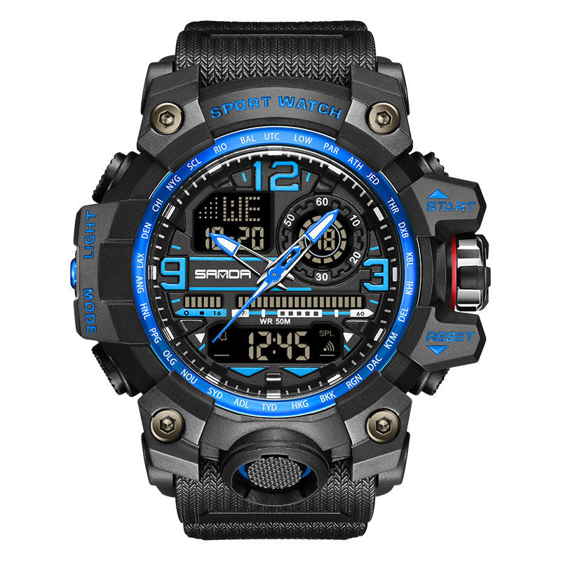 Montre Sport Homme ✅ Étanche 50m & Lumineuse | Robuste & Chic ⌚ 56% de réduction 🔥